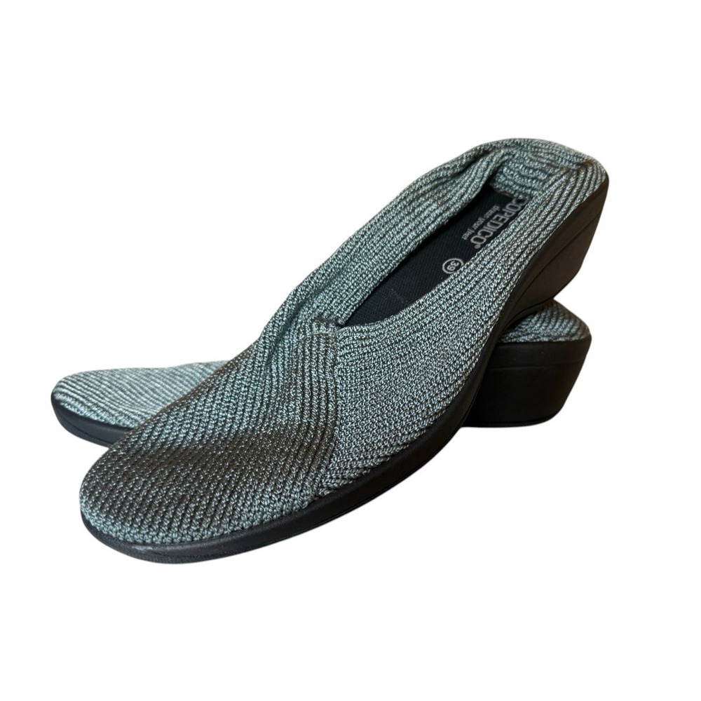 ARCOPEDICO Mailu Slipon Shoe Women US8-8.5 EU39 Gray Vegan Comfort Arch Support